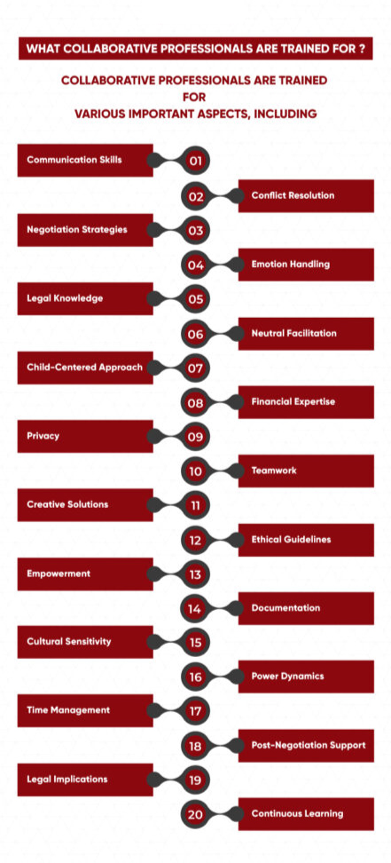 What Collaborative Professionals are trained for?