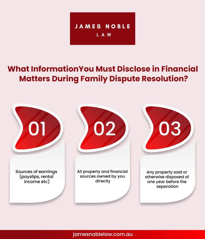 duty of disclosure in family law matters