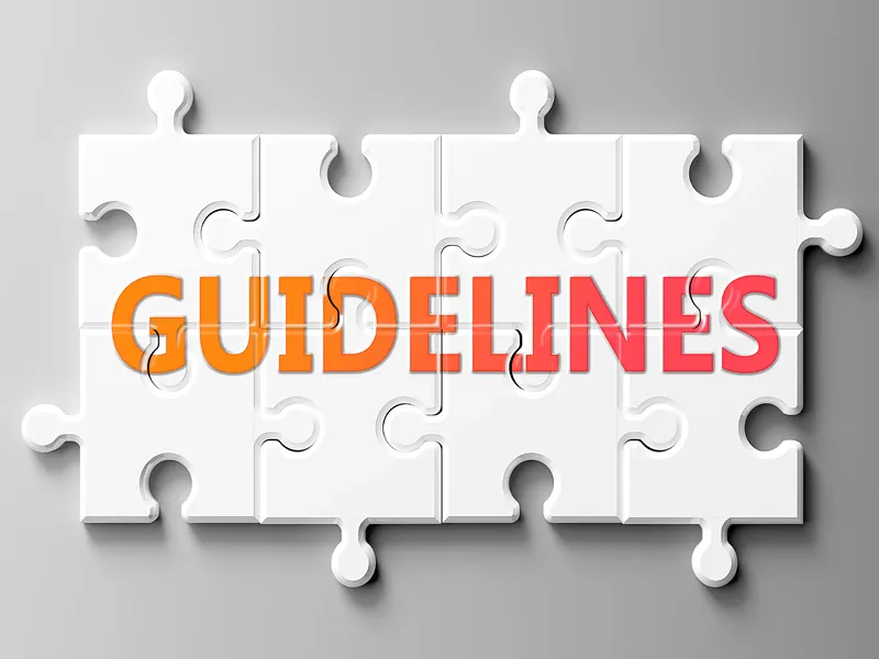 guidelines set out in the legislation