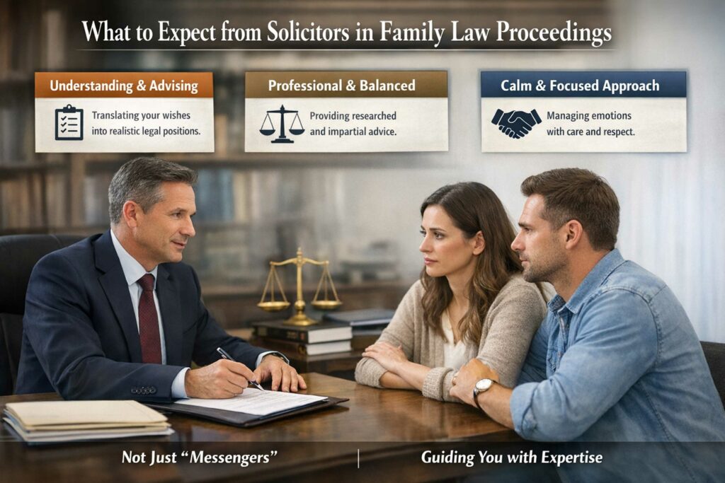 Solicitors in Family law proceedings