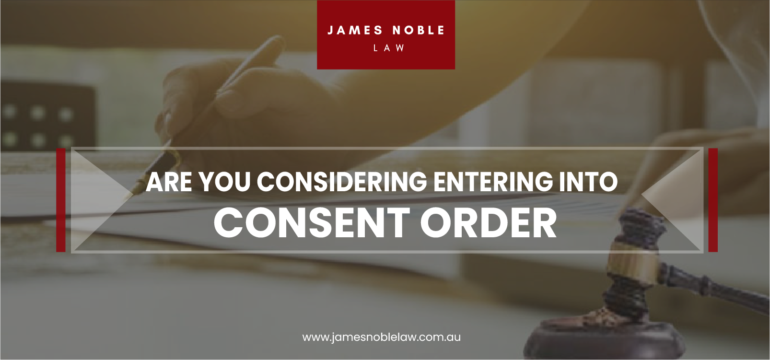 consent order