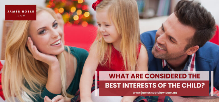 Best interests of the child