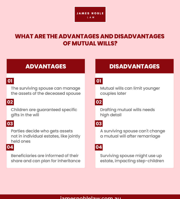 advantages and disadvantages of Mutual Wills