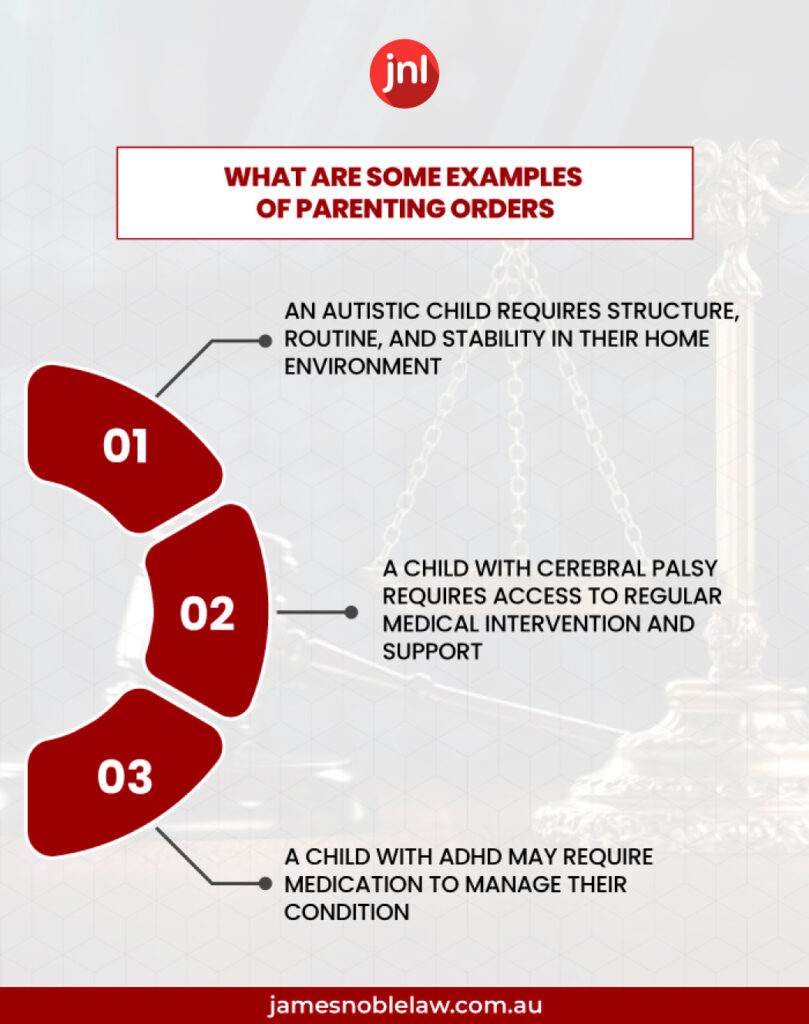 Parenting Orders for Children with Special Needs