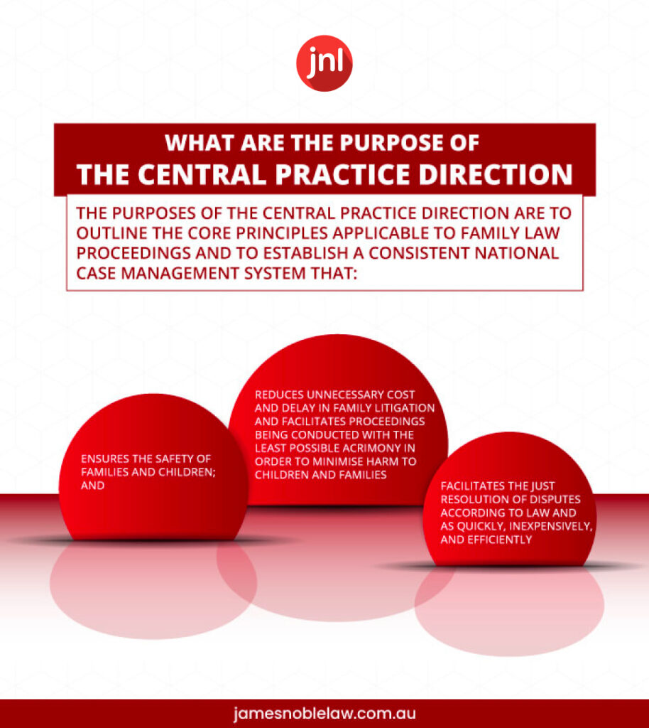 Purpose of the Central Practice Direction