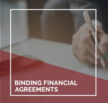 binding financial agreements (BFA)